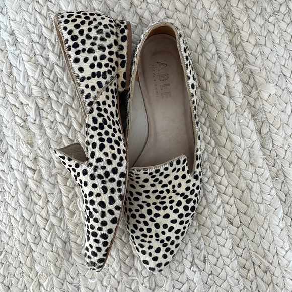 Able Spotted Print Loafers - Picture 3 of 7